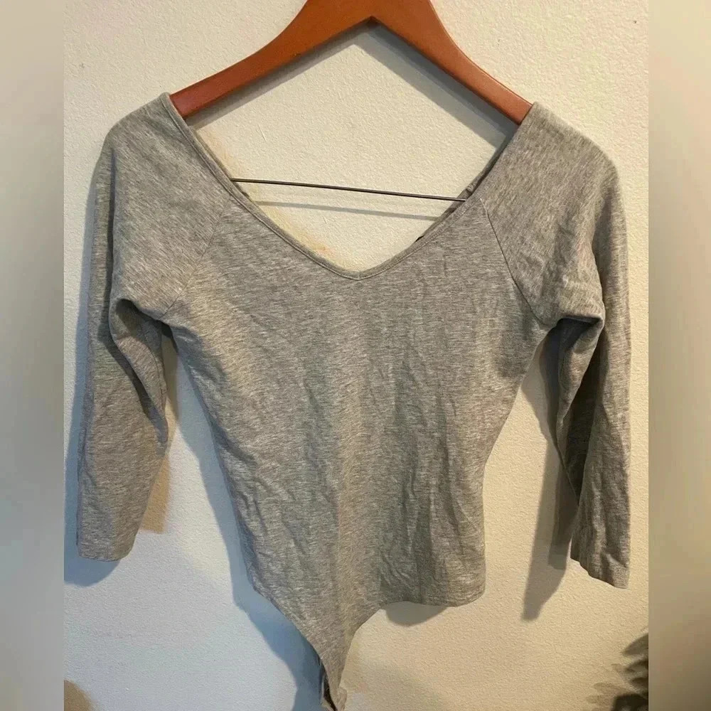 Guess women's gray bodysuit size Small